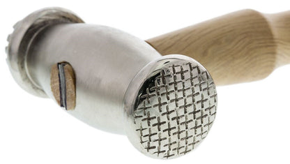 BeadSmith Double Texture Hammer 10oz - Weave & Stripes