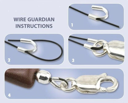 Accu-Guard Copper Plated Wire Guardians, 4.5x3mm, 0.5mm ID, 20 pcs