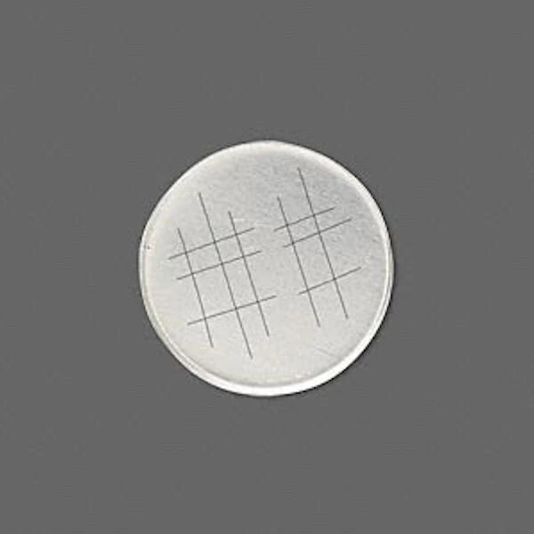 Bezel Cup Setting, Sterling Silver 20mm Round Solid Back, 2 pcs