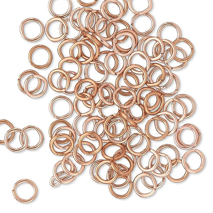 Anodized Aluminum Jump Rings 18 Gauge 6mm - 100 pcs
