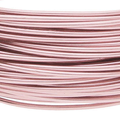 BeadSmith Rose Gold Aluminum Dead Soft Wire, 18 Gauge, 39 Feet