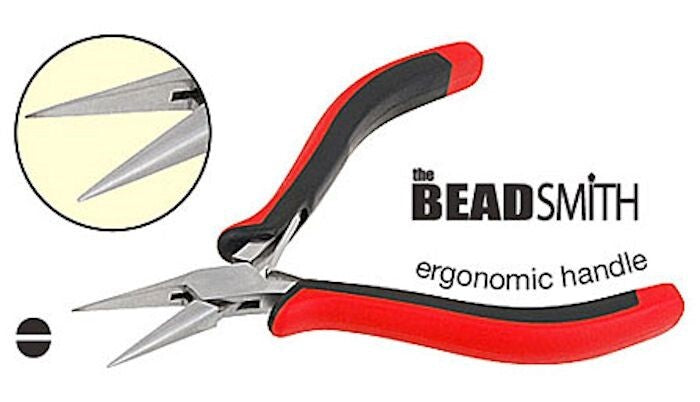 BeadSmith Super Fine Chain Nose Pliers 5"