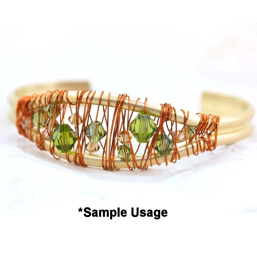 BeadSmith Copper Aluminum Dead Soft Wire, 18 Gauge, 39 Feet