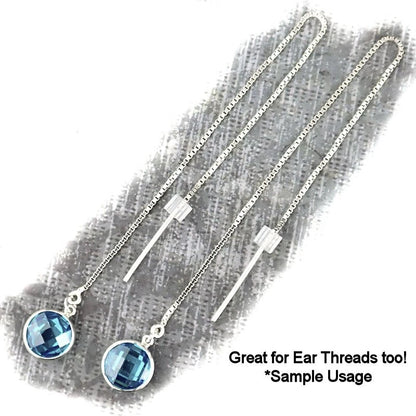 Clear Rubber Earring Backs, 3x3.5mm, Ribbed, Latex Free, 500 pcs