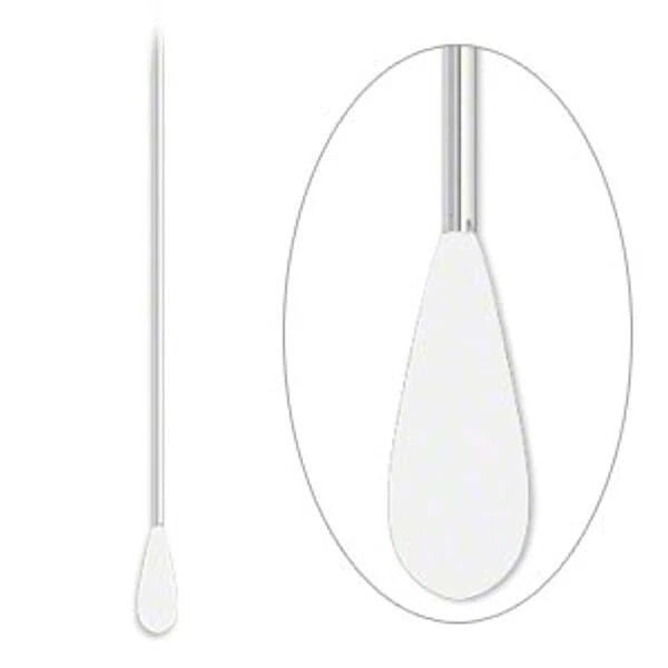 Silver-Plated Brass Paddle Head Pins, 2 inch, 22 Gauge, 100 pcs