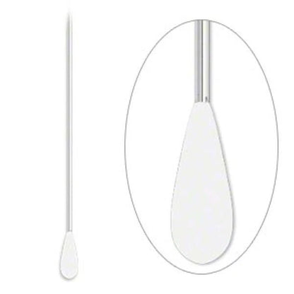 Silver-Plated Brass Paddle Head Pins, 2 inch, 22 Gauge, 100 pcs