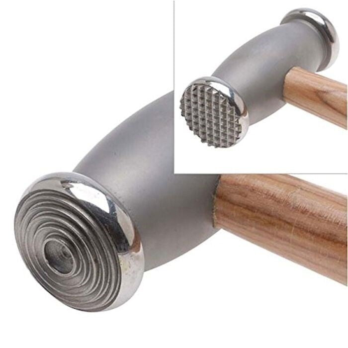 BeadSmith Double Texture Hammer 10oz - Thin Circles & Speckles