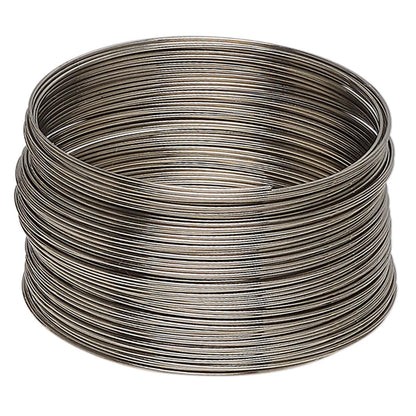 Stainless Steel Small Bracelet Memory Wire, 1-3/4 inch, 1 Ounce (approx. 60 Loops)