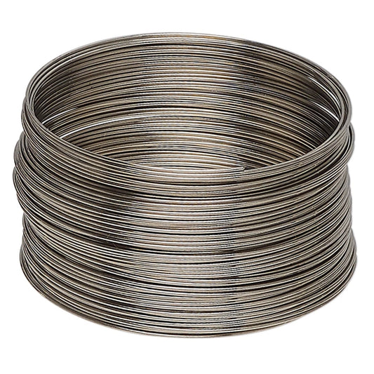 Stainless Steel Small Bracelet Memory Wire, 1-3/4 inch, 1 Ounce (approx. 60 Loops)