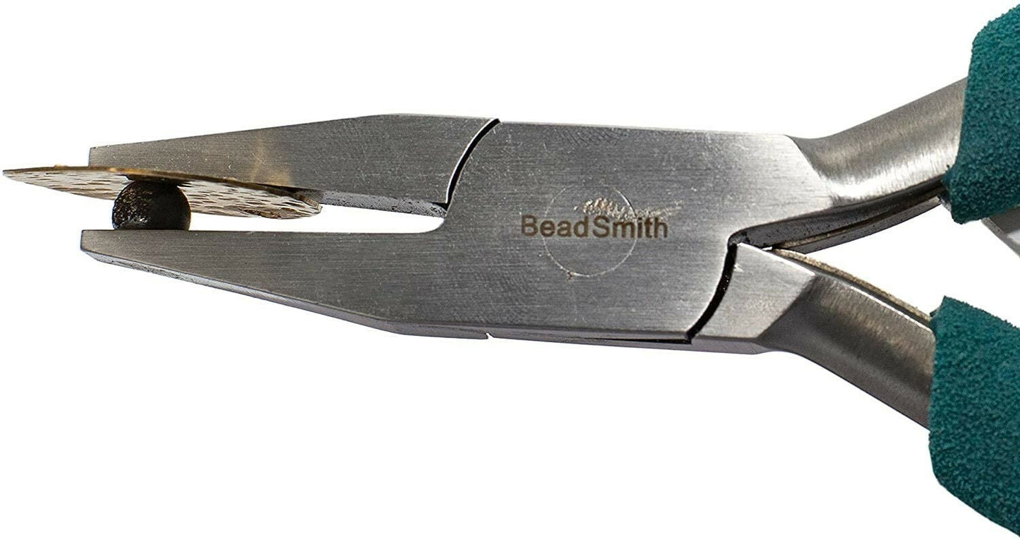 BeadSmith 5mm Dimple Pliers with Viewfinder for Metal Domes & Indents