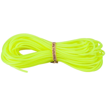 Yellow Hollow Rubber Tubing 2mm, 10 Meters