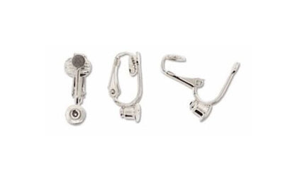 Earring Post to Clip-On Converters, Gold or Silver Plated