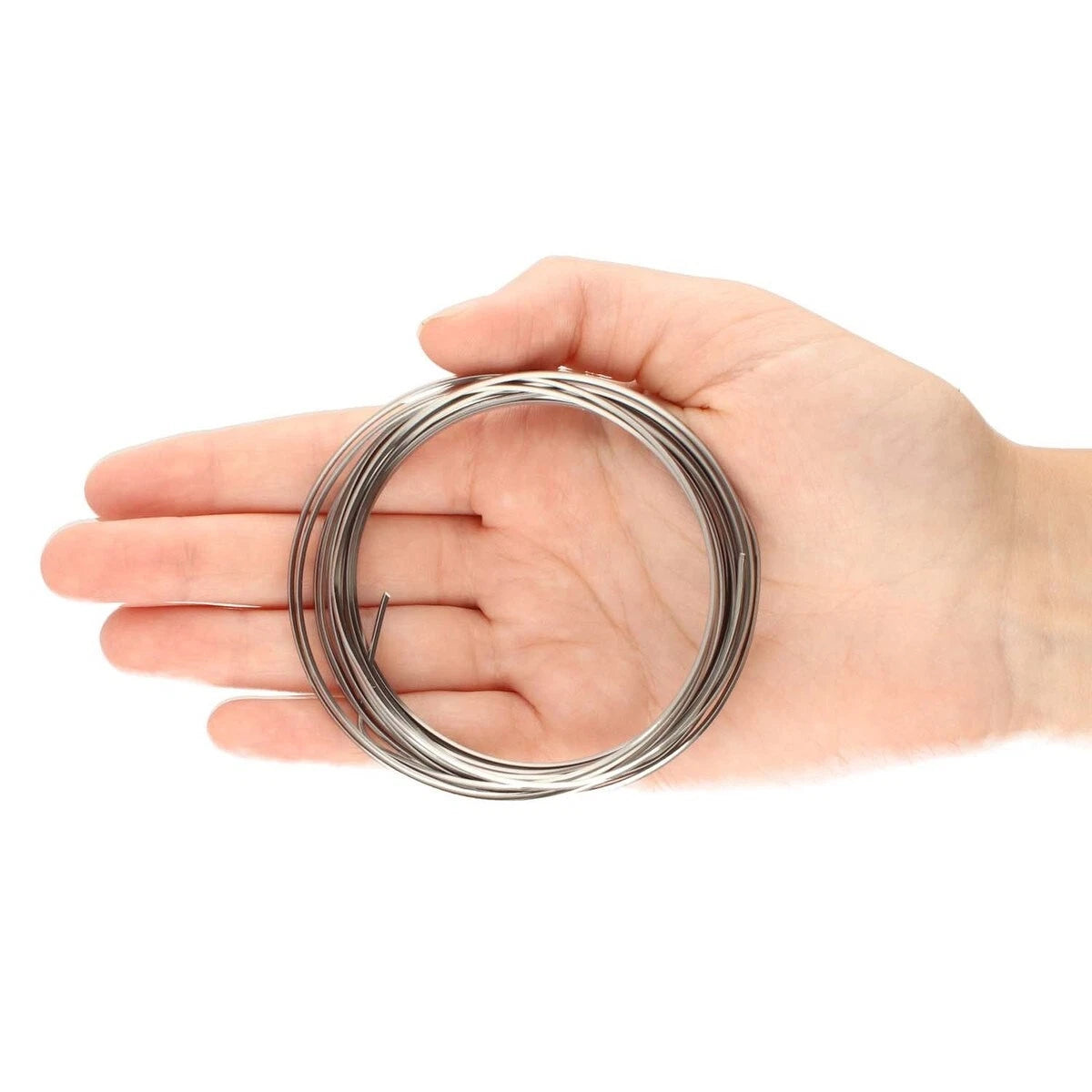Non-Tarnish Titanium Colored Copper Half Round Wire, 18 Gauge (1.02mm), 4 Yards