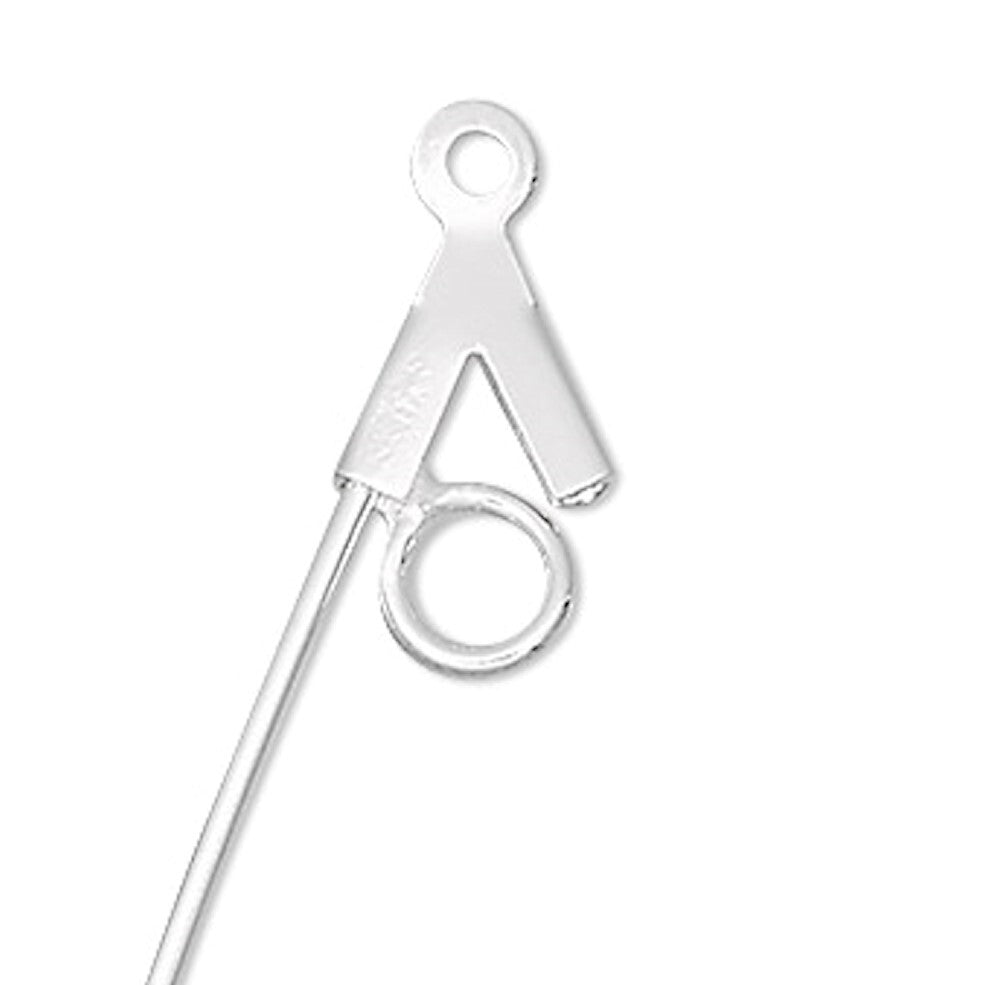 Beading Hoops, Teardrop, 40x22mm, 20 Gauge, Gold or Silver Plated Brass