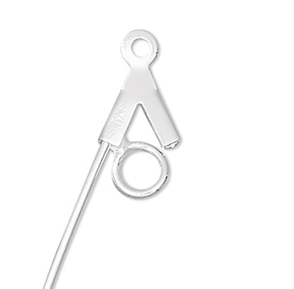 Beading Hoops, Teardrop, 40x22mm, 20 Gauge, Gold or Silver Plated Brass