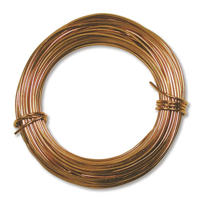BeadSmith Copper Aluminum Dead Soft Wire, 18 Gauge, 39 Feet