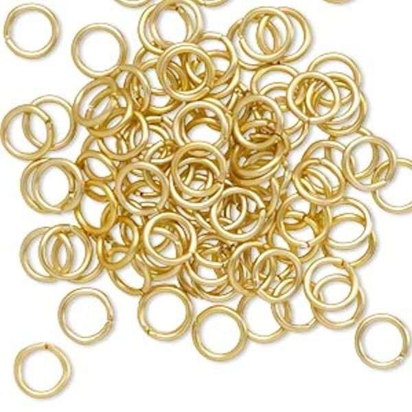Anodized Aluminum Jump Rings 20 Gauge 4mm - 100 pcs