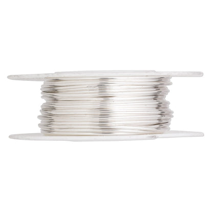 Argentium Sterling Silver 19 Gauge Half Hard Round Wrapping Wire 5 Feet *