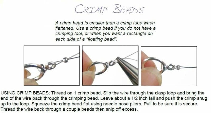 Stainless Steel Tube Crimp Beads, 3x2mm 1.3mm ID - Pack of 50