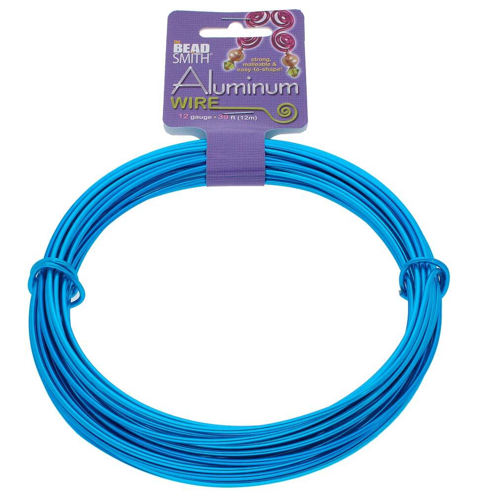 BeadSmith Anodized Aluminum Wire 12 Gauge - 39 Feet