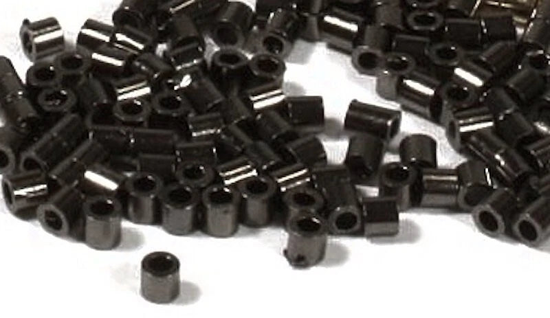 Beadsmith Black Oxide Crimp Tubes, 1.5x1.5mm, 100 pcs