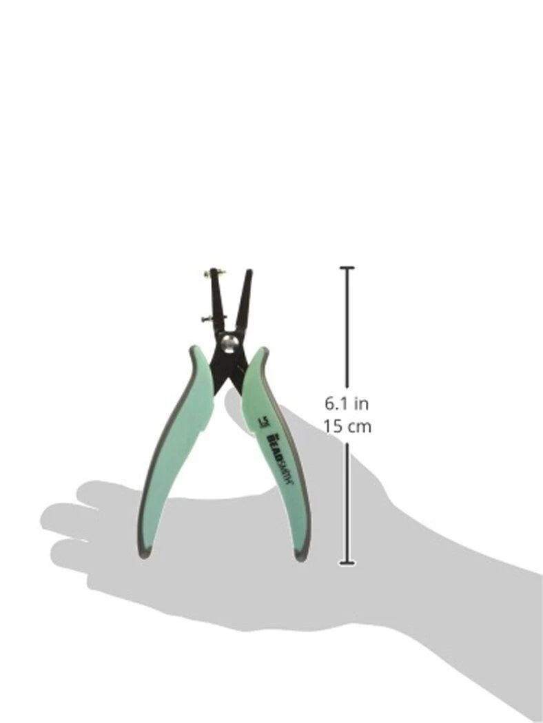 Beadsmith Metal Hole Punch Pliers with Gauge Guard, 1.5mm - 1 pc
