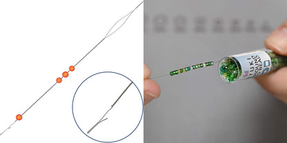 Speedle Needle, Twisted Wire Bead-Loading Needles, 3 Inch, Pack of 2