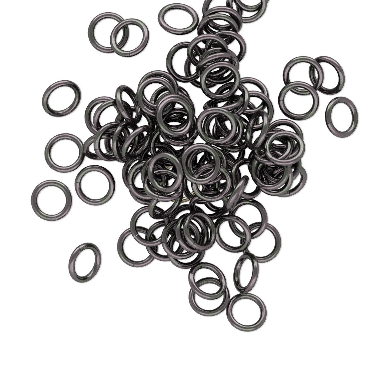 Anodized Aluminum Jump Rings 20 Gauge 5mm - 100 pcs