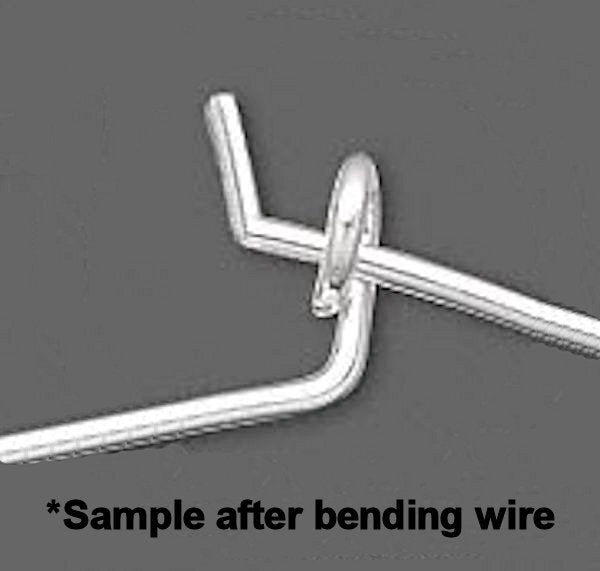 Gunmetal Plated Brass Round Beading Hoop Ear Wires 25mm 24 Gauge