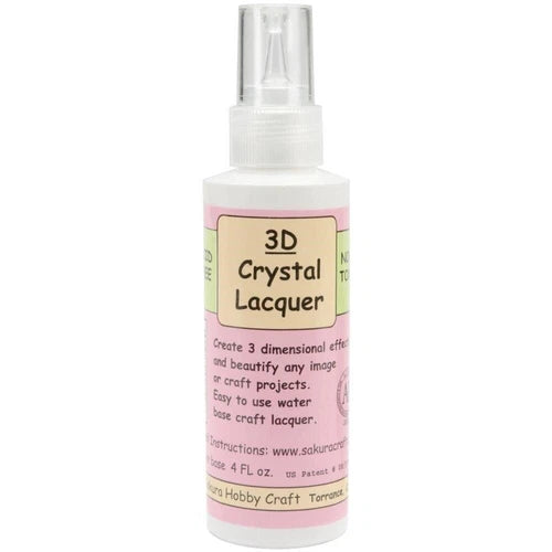 Sakura 3D Crystal Lacquer, Clear, 4 oz - 1 pc
