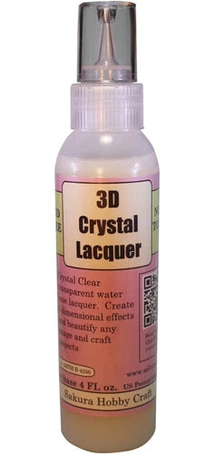 Sakura 3D Crystal Lacquer, Clear, 4 oz - 1 pc
